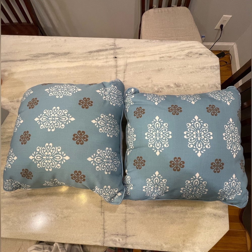 Restoration Hardware Santa Barbara Mosaic Outdoor Pillows *** NEW ***